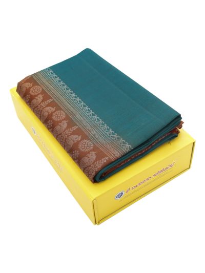 Gracecharm Pure Soft Silk Floral Butta Paisley Bird Pallu Saree