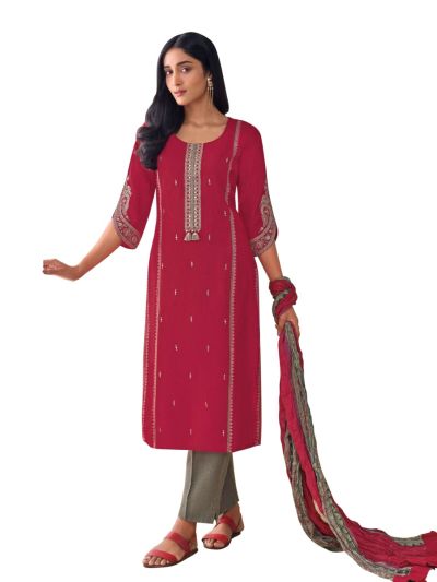 Graceful Muse Readymade Butta Embroidered Salwar Kameez