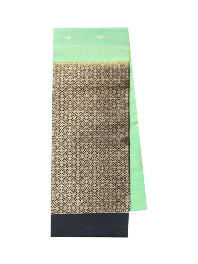 Gracecharm Pure Soft Silk Butta Diamond Brocade Pallu Saree