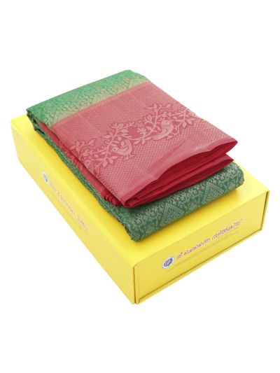 Gracecharm Pure Soft Silk Geometric Diamond with Diamond Pallu Saree
