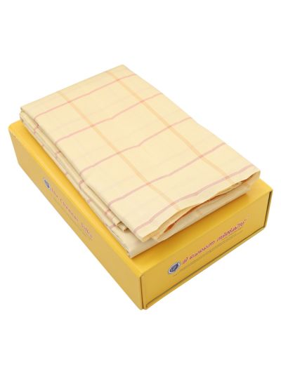 Vivaha Arani Pure Silk Fine Check with Contrast Check Pallu Saree