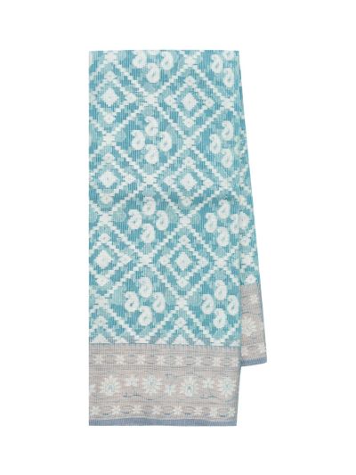 Gracecharm Fancy Super Net Paisley Diamond Lattice Jaal with Floral Stripe Pallu Saree