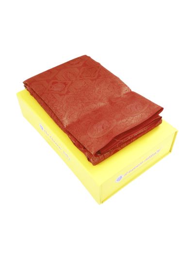 Gracecharm Uppada Silk Annapakshi Floral Jaal with Medallion Diagonal Pallu Saree