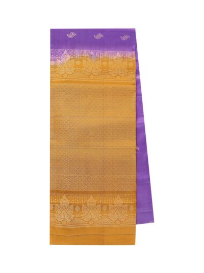 Gracecharm Pure Soft Silk Butta with Diamond Jaal Pallu Saree  
