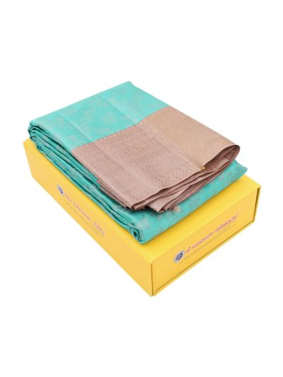 Vivaha Kanchipuram Pure Silk Floral Vine Jaal with Ornamental Pallu Saree