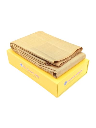 Vivaha Kanchipuram Pure Silk Traditional Chariot Arch with Zari Border Saree