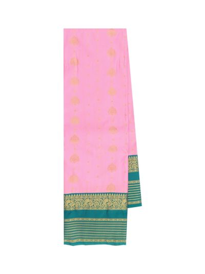 Gracecharm Gift Art Silk Butta with Geometric Brocade Pallu Saree