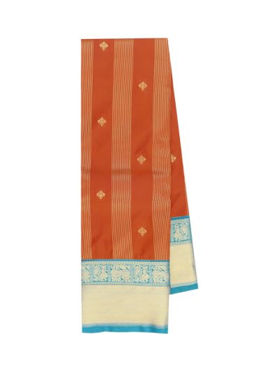 Gracecharm Gift Art Silk Stripe Butta with Diamond Pallu Saree