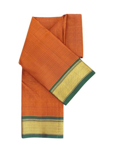 Vivaha Arani Pure Silk Zari Check with Zari Stripe Pallu Saree