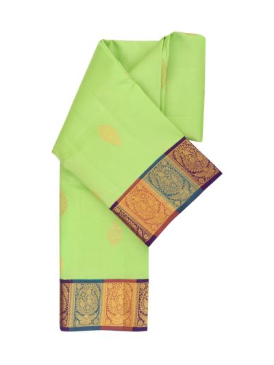 Vivaha Pure Silk Butta with Geometric Brocade Pallu Saree