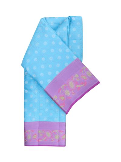 Vivaha Pure Silk Floral Butta Lattice with Floral Pallu Saree