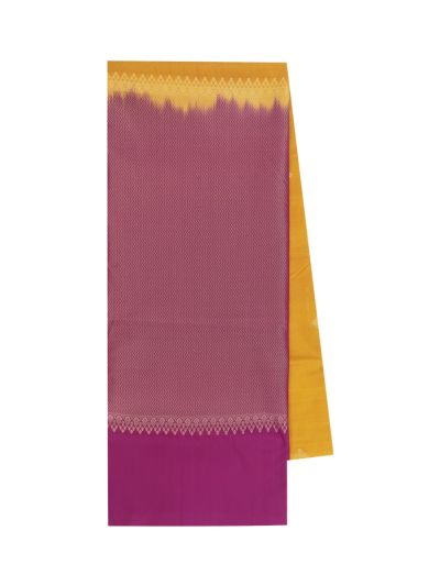 Gracecharm Art Soft Silk Ornamental Diamond Butta with Chevron Brocade Pallu Saree
