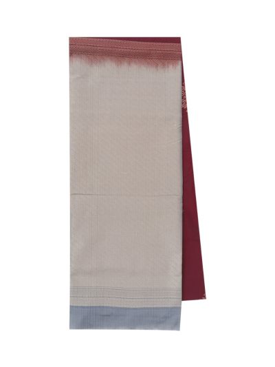 Gracecharm Art Soft Silk Ornamental Butta with Diagonal Brocade Pallu Saree
