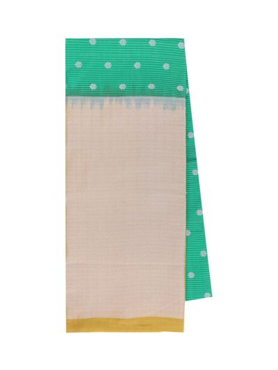 Gracecharm Art Soft Silk Stripe Butta with Herringbone Pallu Saree
