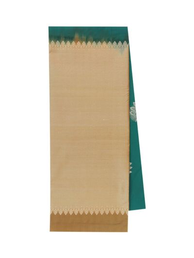 Gracecharm Art Soft Silk Butta with Diagonal Stripe Pallu Saree