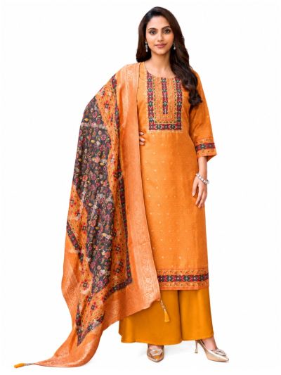 Graceful Muse Readymade Geometric Yoke Butti Salwar Kameez