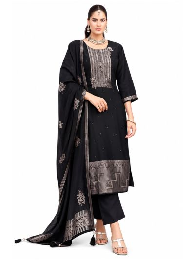 Graceful Muse Readymade Floral Yoke Round Neck Embroidered Salwar Kameez