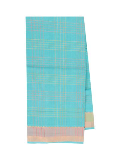 Gracecharm Elegant Chirala Cotton Checked Design with Border Saree