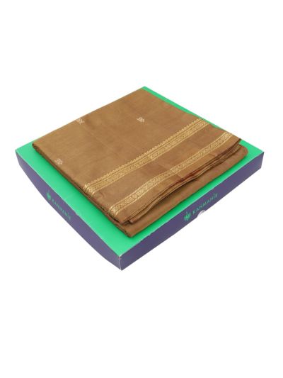 Kanmanie Vazhainaar Pattu Zari Butta Border Saree