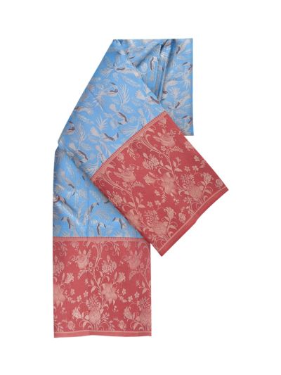 Vivaha Kanchipuram Pure Silk dense floral vines and ornate traditional border Saree

