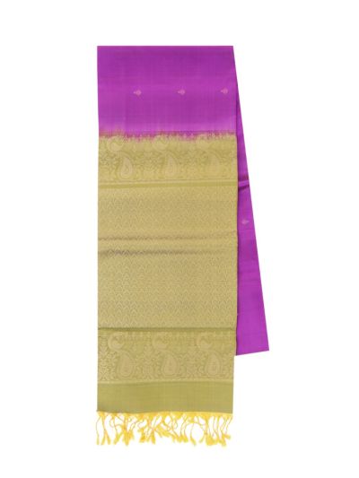 Gracecharm Soft Silk Butta Design with Contrast Border Saree