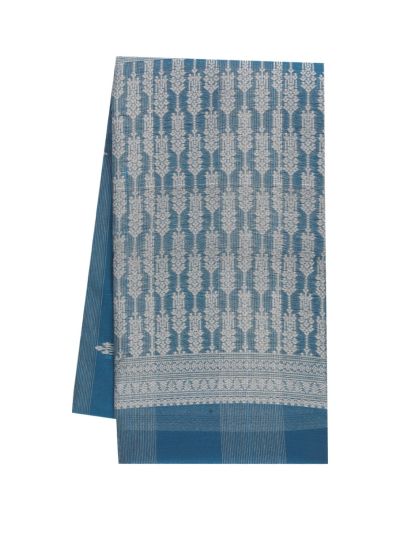 Gracecharm Silk Cotton Butta with Stripes and Floral Creeper Pallu Saree