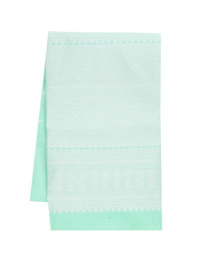 Gracecharm Silk Cotton Butta with Geometric Pallu Saree