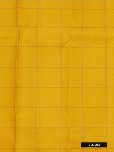 Arani Pure Silk Contrast Window Checks Checked Pallu Saree