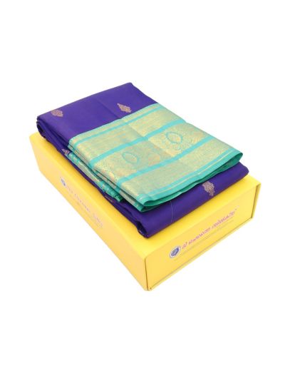 Gracecharm Pure Silk Butta with Diamond Brocade Pallu Saree