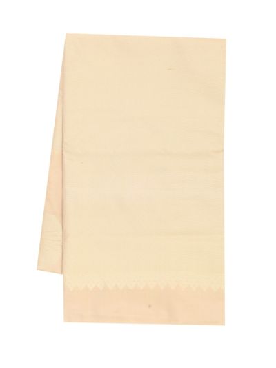 Gracecharm Art Soft Silk Round Butta with Diagonal Stripes Pallu Saree