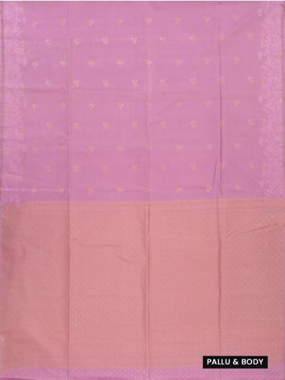 Gracecharm Art Soft Silk Floral Butta with Micro Floral Brocade Pallu Saree