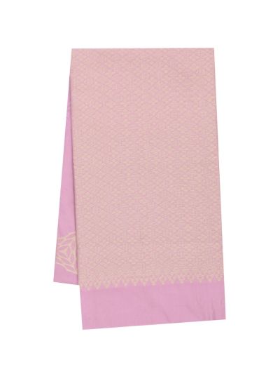Gracecharm Art Soft Silk Triangular Butta with Geometric Diamond Pallu Saree