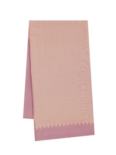 Gracecharm Art Soft Silk Round Floral Medallion Butta with Diagonal Stripes Pallu Saree