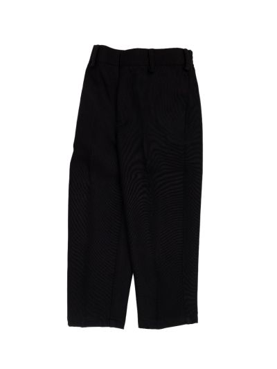 Royal Elegance Boys Black Elephant Crest Embroidered Bandhgala Suit Set