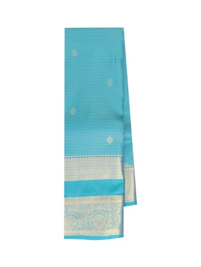 Gracecharm Gift Art Silk Line Butta with Diamond Brocade Pallu Saree