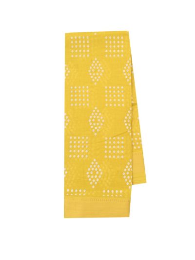 Gracecharm Elegant Chanderi Cotton Bandhani Diamond Butta Saree