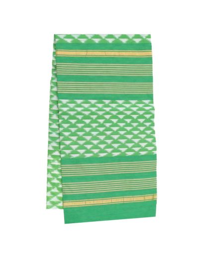 Gracecharm Pochampally Silk Cotton Triangle Butta Saree