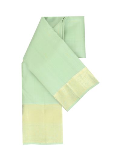 Vivaha Kanchipuram Pure Silk Zari Line Butta with Diamond Floral Pallu Saree