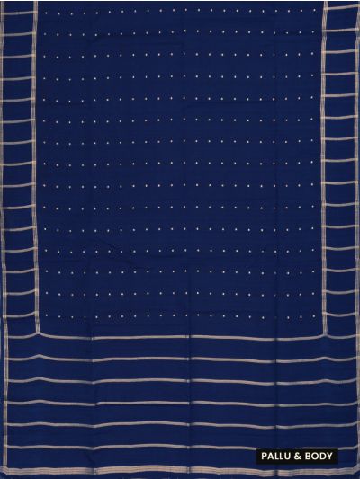 Gracecharm Semi Jute Square Butta with Striped Pallu Check Border Saree