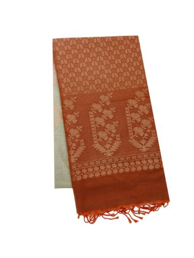 Gracecharm Art Soft Silk Floral Butta Geometric Pallu Saree