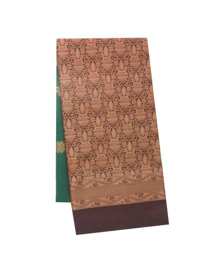 Gracecharm Art Soft Silk Dual Butta Floral Jaal Pallu Saree