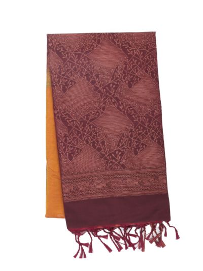 Gracecharm Art Soft Silk Leaf Butta Tree Jaal Pallu Saree