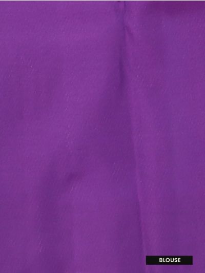 Gracecharm Art Soft Silk Lavender Leaf Butta Zari Saree