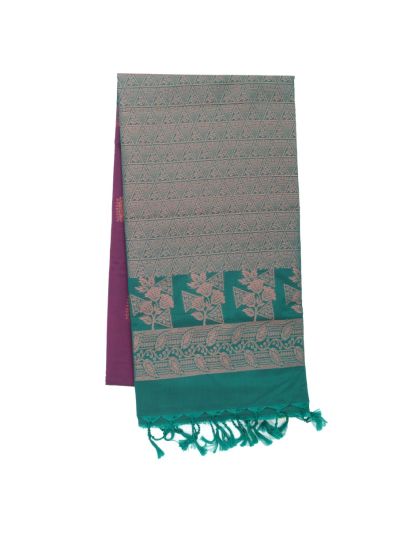 Gracecharm Art Soft Silk Floral Butta Geometric Jaal Pallu Saree