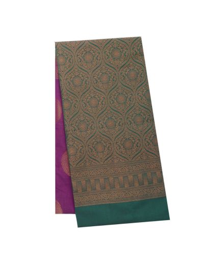 Gracecharm Art Soft Silk Medallion Butta Floral Ogee Pallu Saree