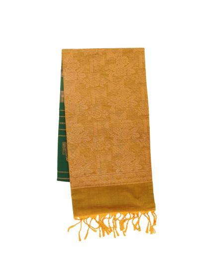 Gracecharm Art Soft Silk Floral Square Butta with Floral Jaal Pallu Saree