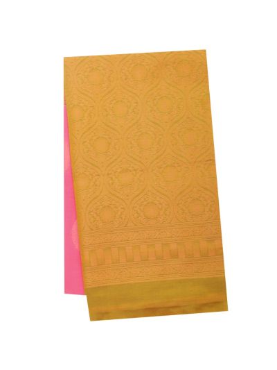Gracecharm Art Soft Silk Medallion Butta Floral Ogee Pallu Saree