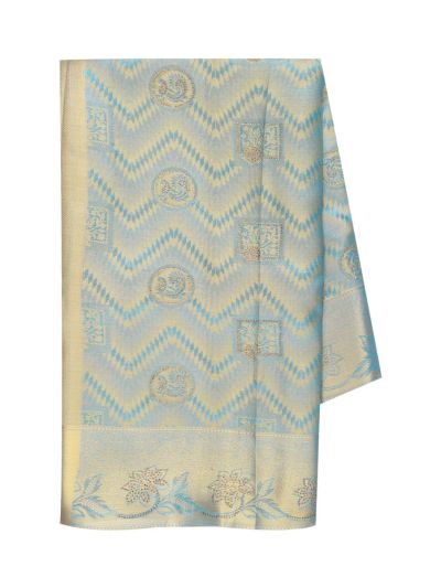 Grace Charm Fancy Art Tissue Silk With Metallic Zari threads Pallu Saree