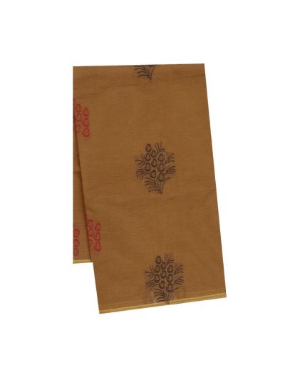 GraceCharm Kovai Cotton Butta with Border Saree