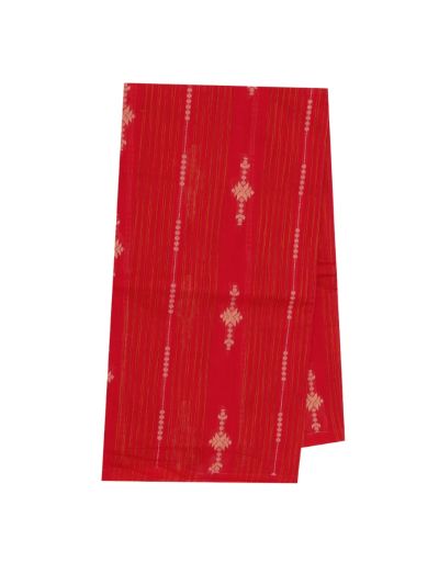 GraceCharm Kovai Cotton Geometric Butta with Geometric Pallu Saree